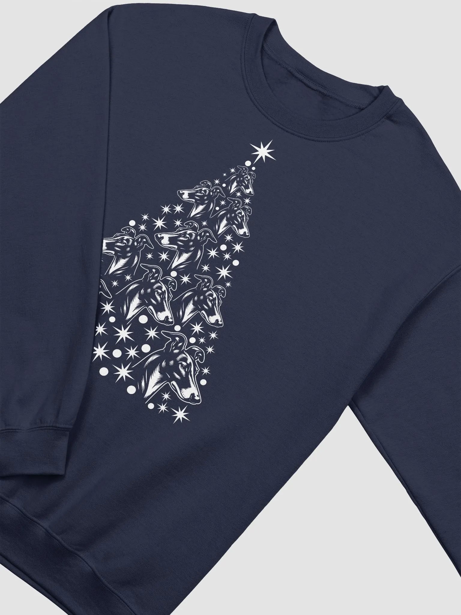 Greyhound Christmas Tree Sweatshirt Design for Greyhound Paw-rents product image (19)