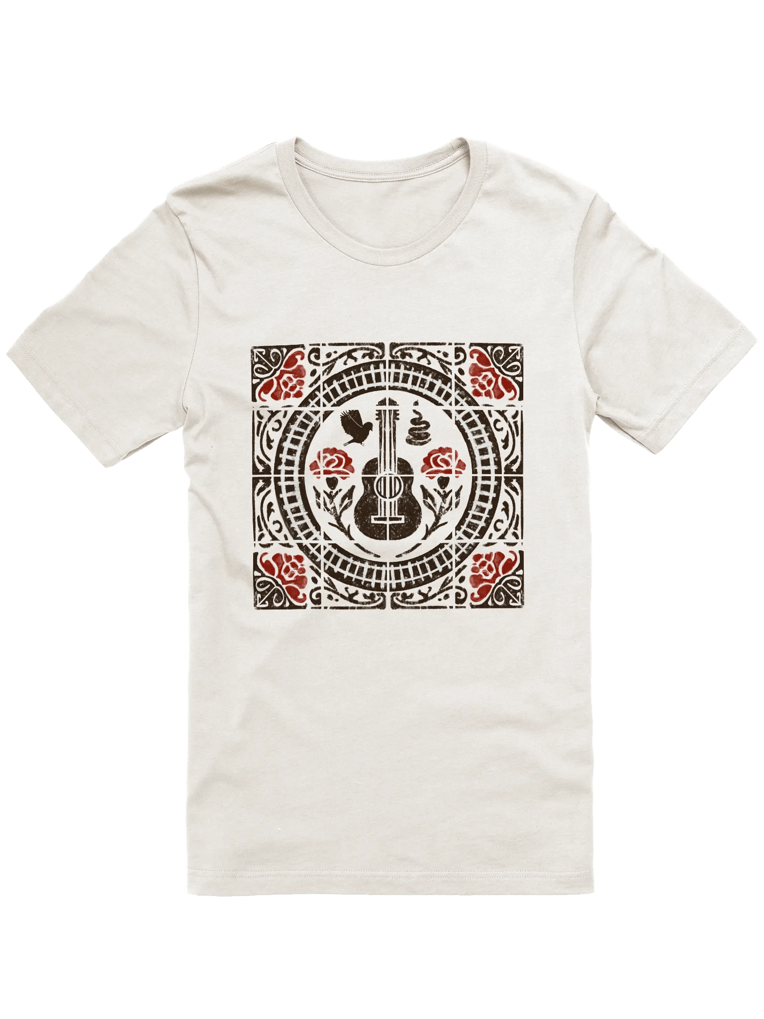 Hadestown Spanish Tile T-Shirt – Bella+Canvas Supersoft Greek Myth Broadway Tee product image (1)
