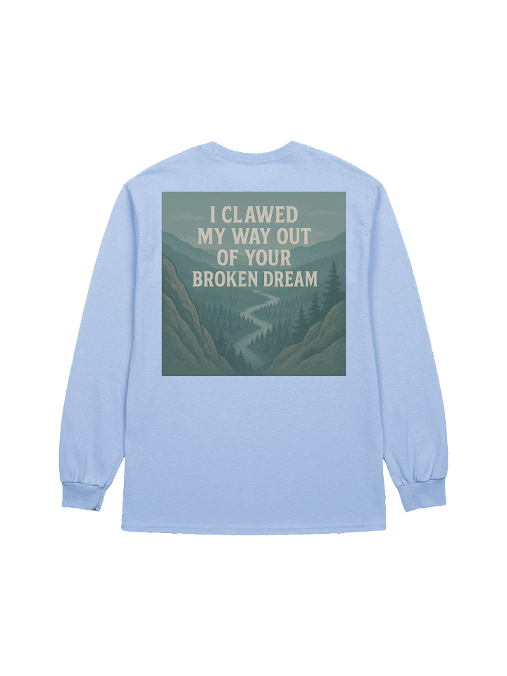 ALTARAE “Broken Dream” Long Sleeve – Ice Sky Blue product image (2)