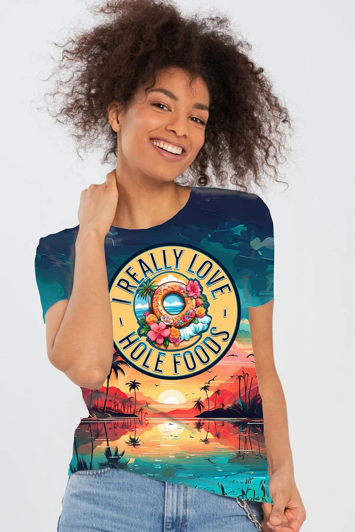 Funny Donut All Over Print T-shirt product image (1)