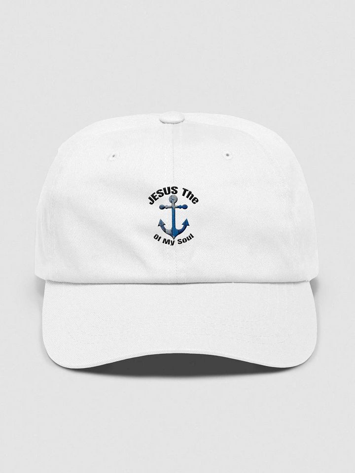 JESUS THE ANCHOR OF MY SOUL Vintage Anchor Distressed Dad Hat product image (1)