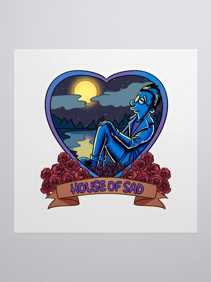 House of Sad Sticker product image (1)