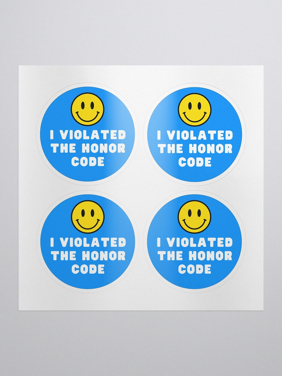 I Violated the Honor Code - Sticker product image (1)