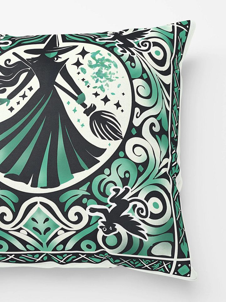 Wicked Spanish Tile Elphaba Pillow – All-Over Print Broadway Decor product image (3)