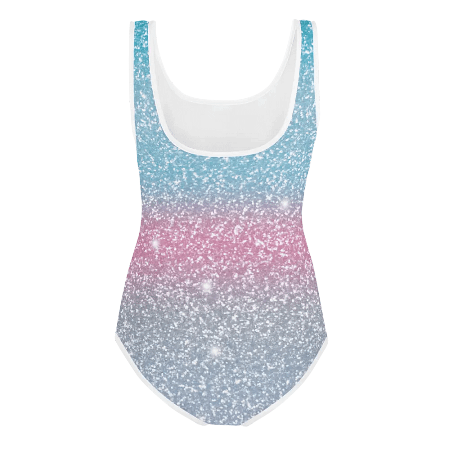 Glitter Unicorn Texture Design Youth Swimsuit (4) product image (3)