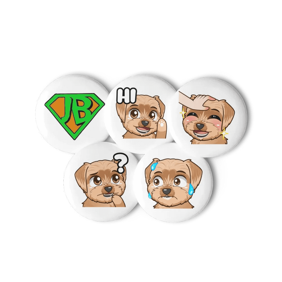 Elmo & JB Button Pins (5) product image (6)