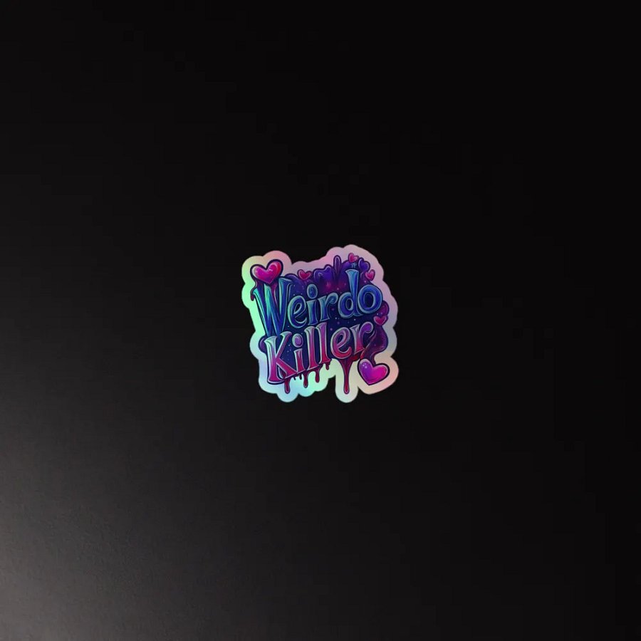 Weirdo Killer Holographic Sticker product image (4)