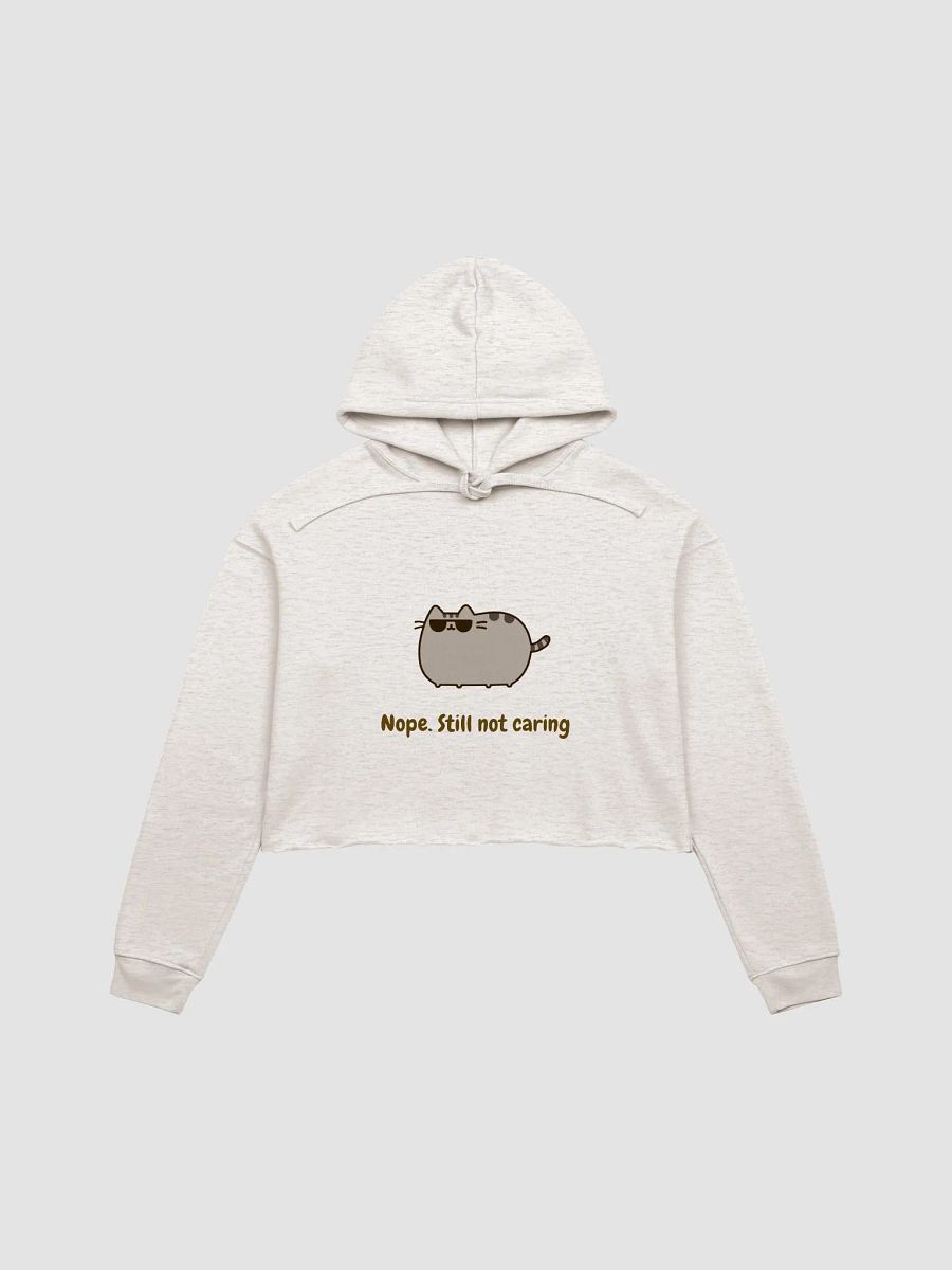 Sassy Cool Cat Sunglasses Crop Hoodie product image (4)