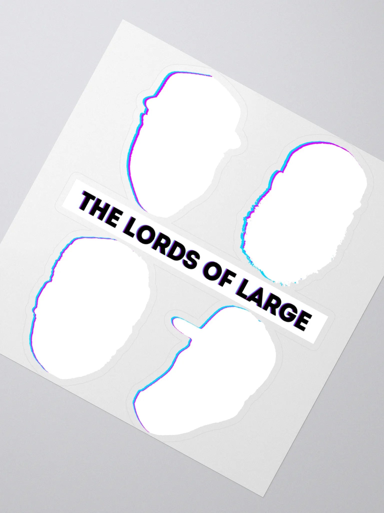 The Lords of Large Sticker white product image (2)