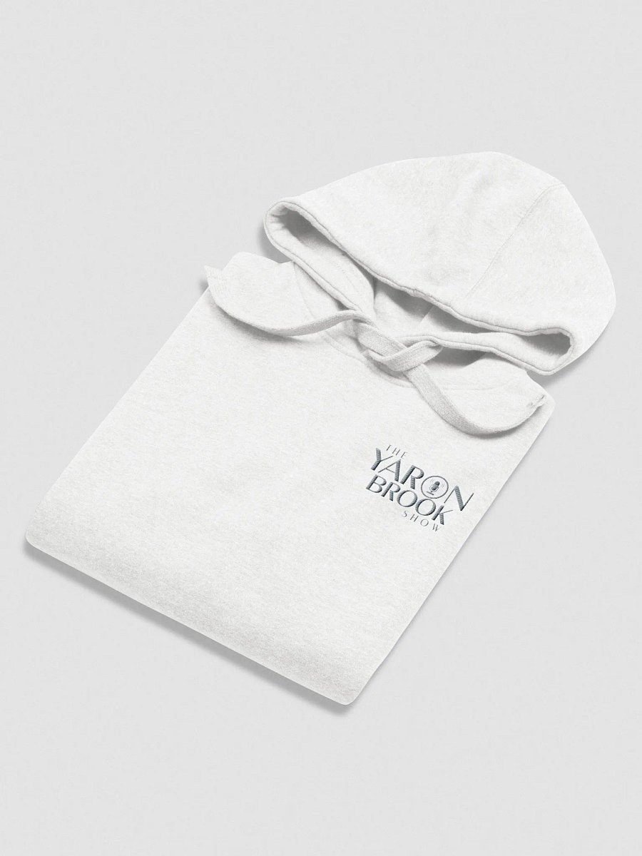 Yaron Brook Show Cotton Heritage Unisex Premium Hoodie (white) product image (4)