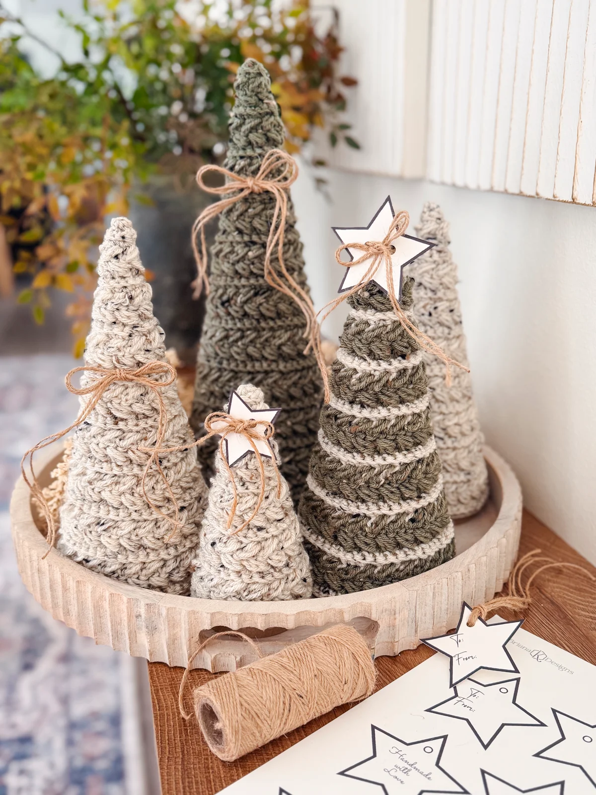 🎄🔔 Wheat Stitch™ Holiday Decor Bundle: Ornament, Wreath & Tree Crochet Patterns product image (9)