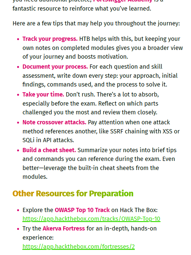 HackTheBox Certified Bug Bounty Hunter Study Notes & Guide product image (2)