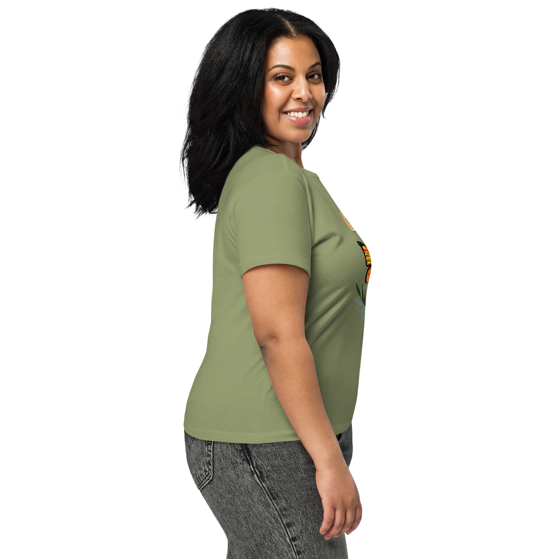 Butterfly Bliss High-Waisted Tee product image (8)