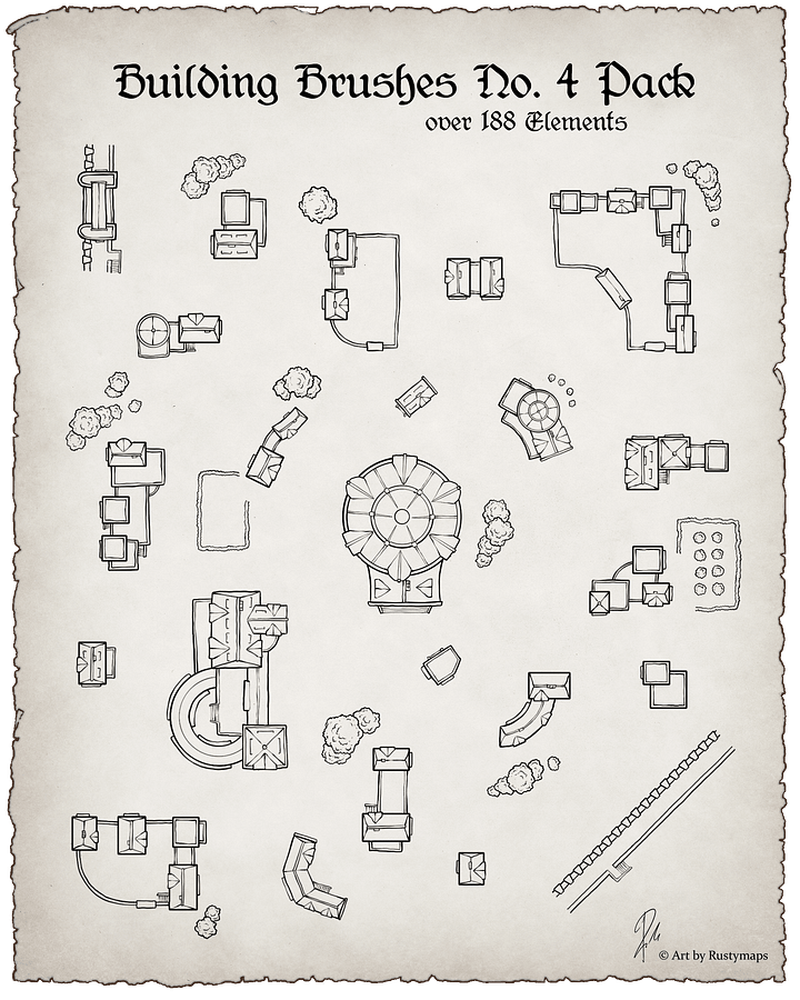Building Brushes No. 4 Pack product image (1)