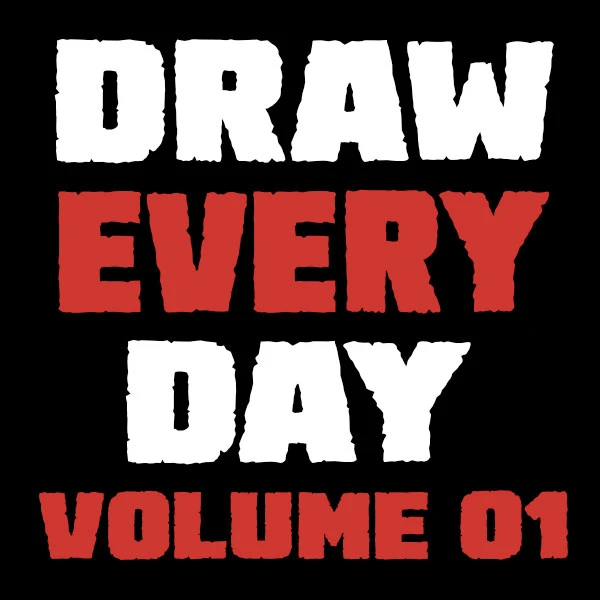 Draw Every Day - Drawing Prompts Vol. 1 + PROCREATE Brush Pack! product image (1)