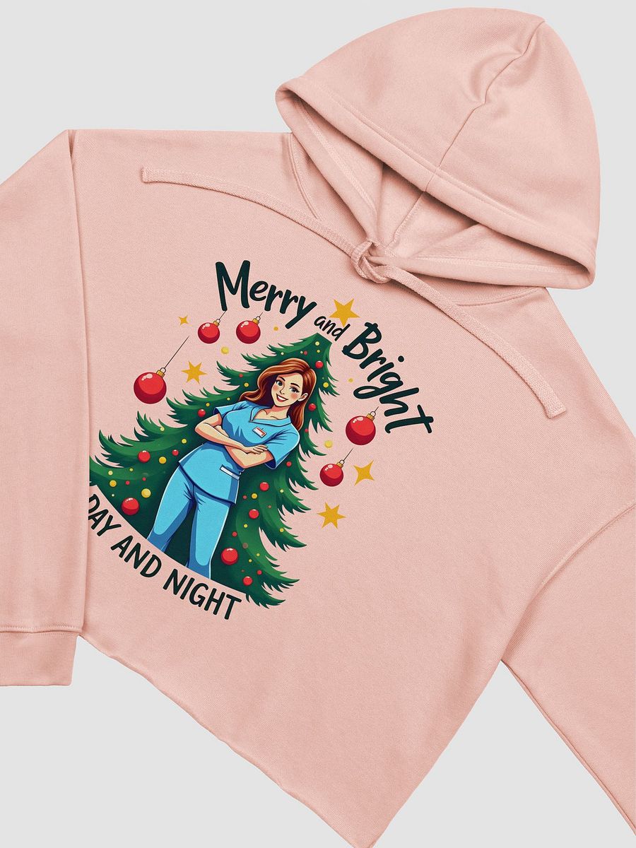 Merry and Bright Crop Hoodie product image (12)