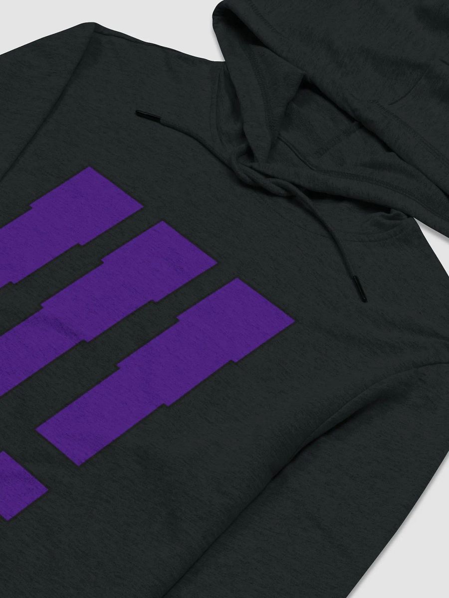 !!! | Black/Purple Lightweight Hoodie product image (3)