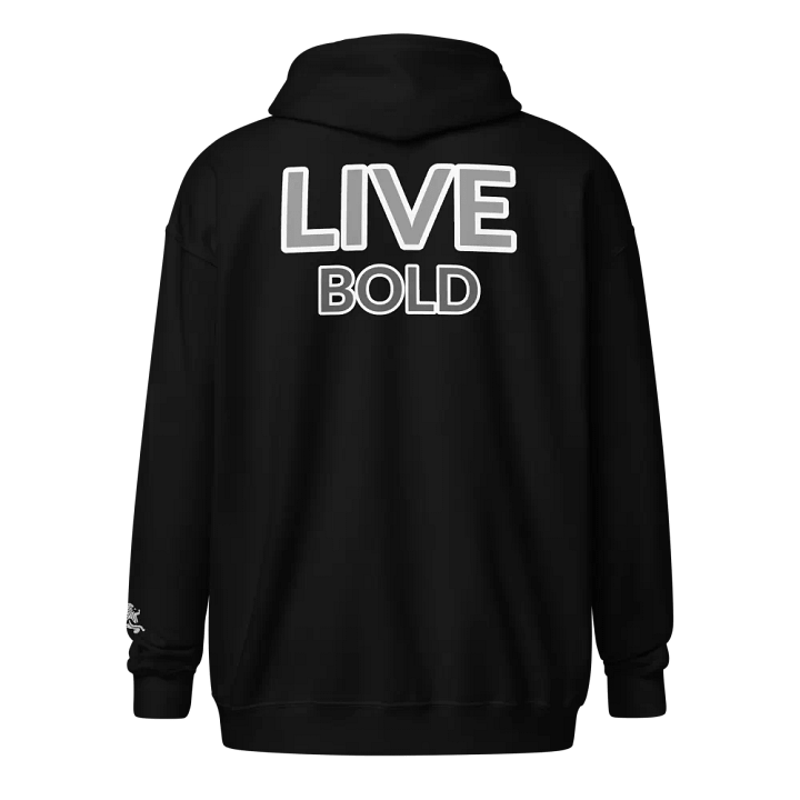 Bold Circle Logo Unisex Zip Hoodie product image (7)