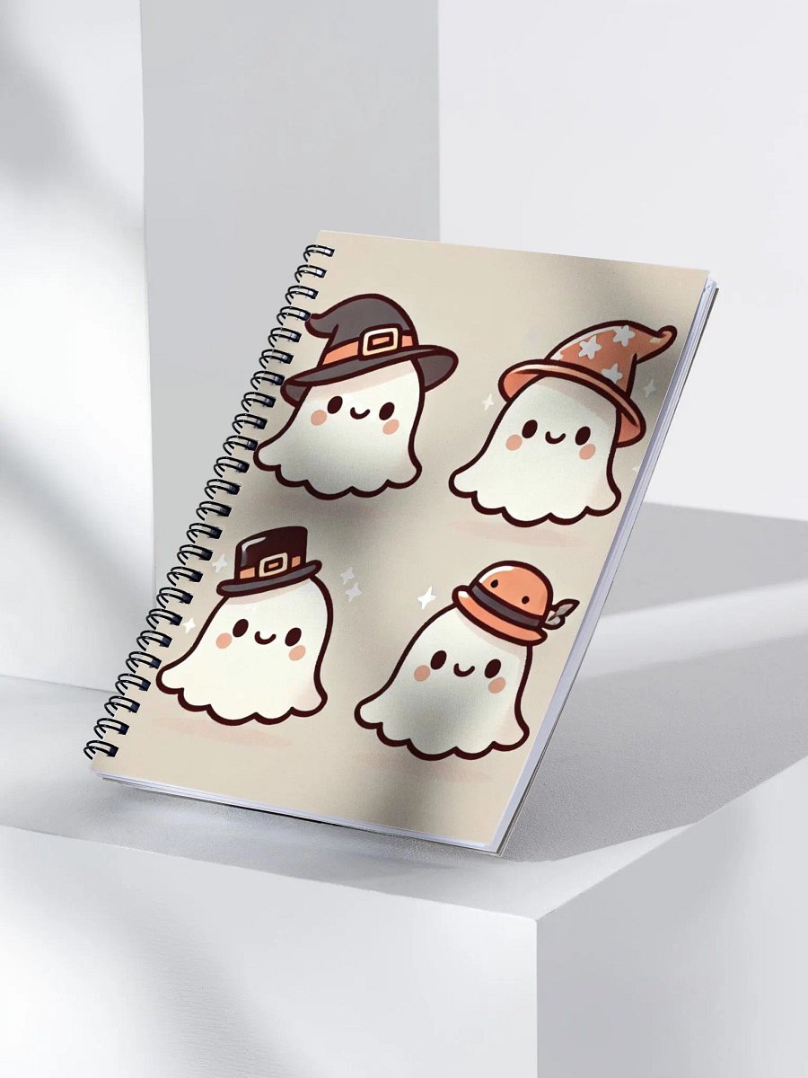 Ghostly Hat Quartet Spiral Notebook product image (3)
