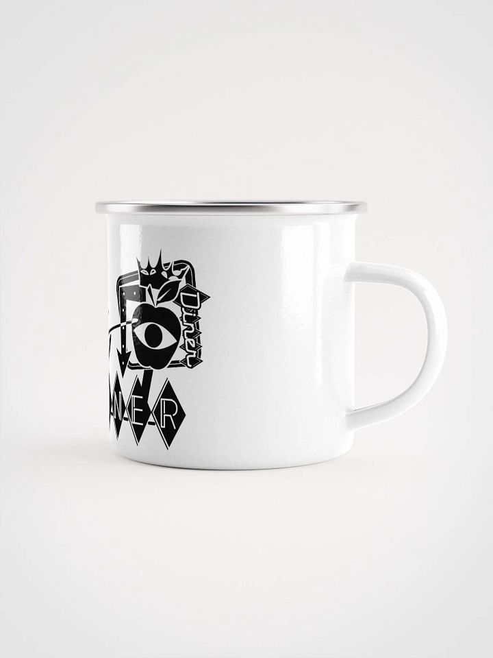 King Apple Diner (Black) ✦ Enamel Mug product image (1)