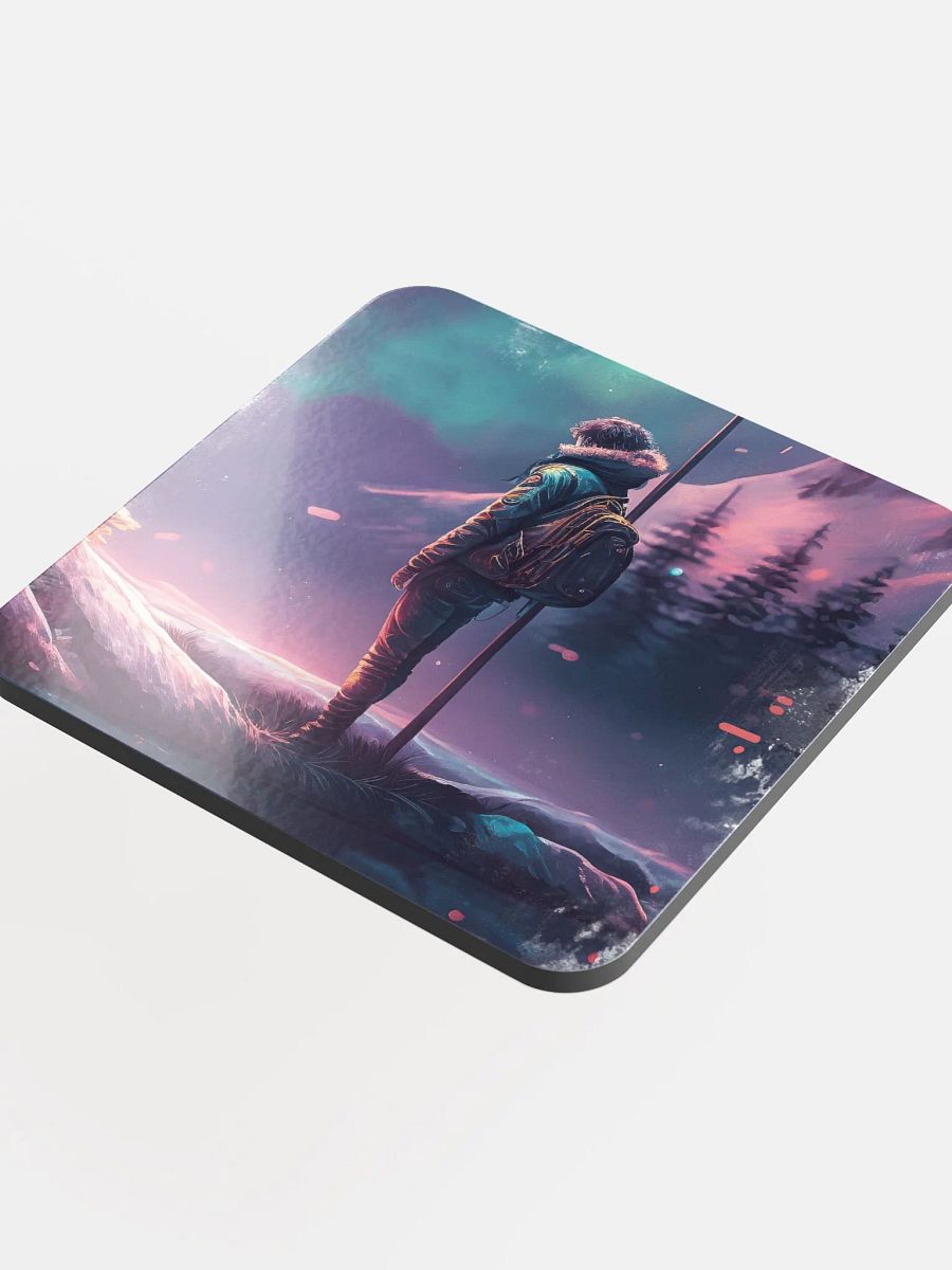 Without You Glossed Cork Coaster product image (4)