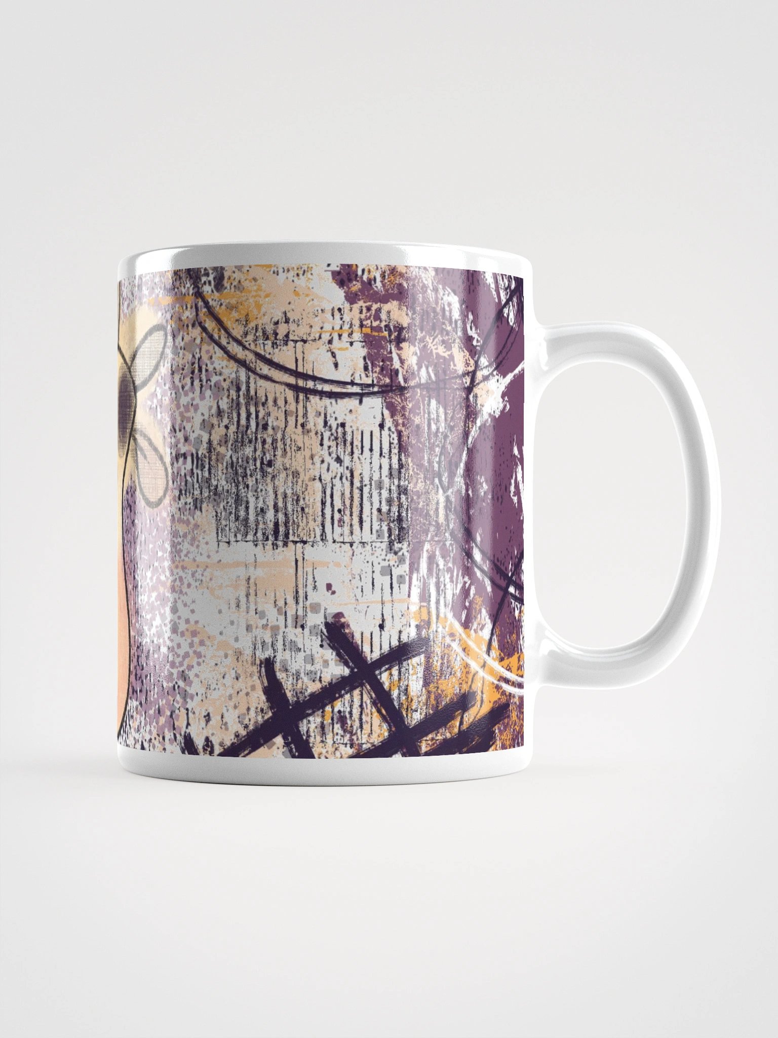 Surprised Cow Hand Drawn Cartoon Mug product image (2)