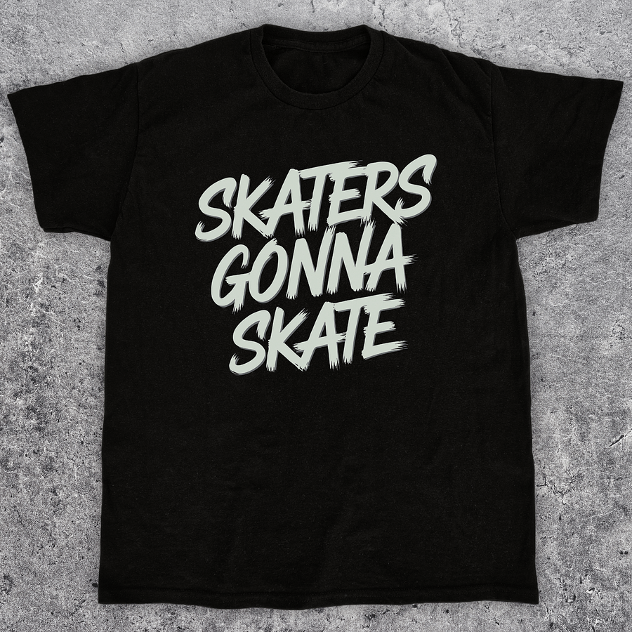 Skaters gonna skate, Skateboarding t-shirt, Unisex product image (1)