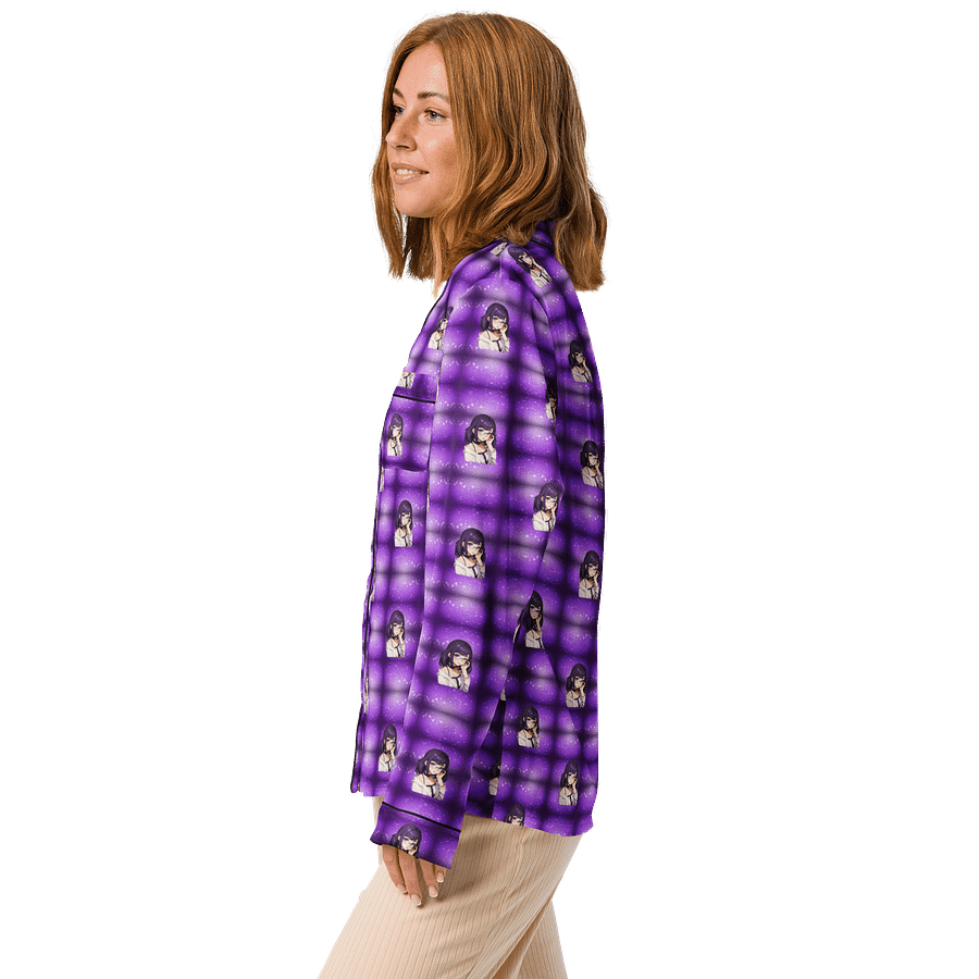(Purple WAIFU) K Women's Long Sleeve Pajama Top product image (4)