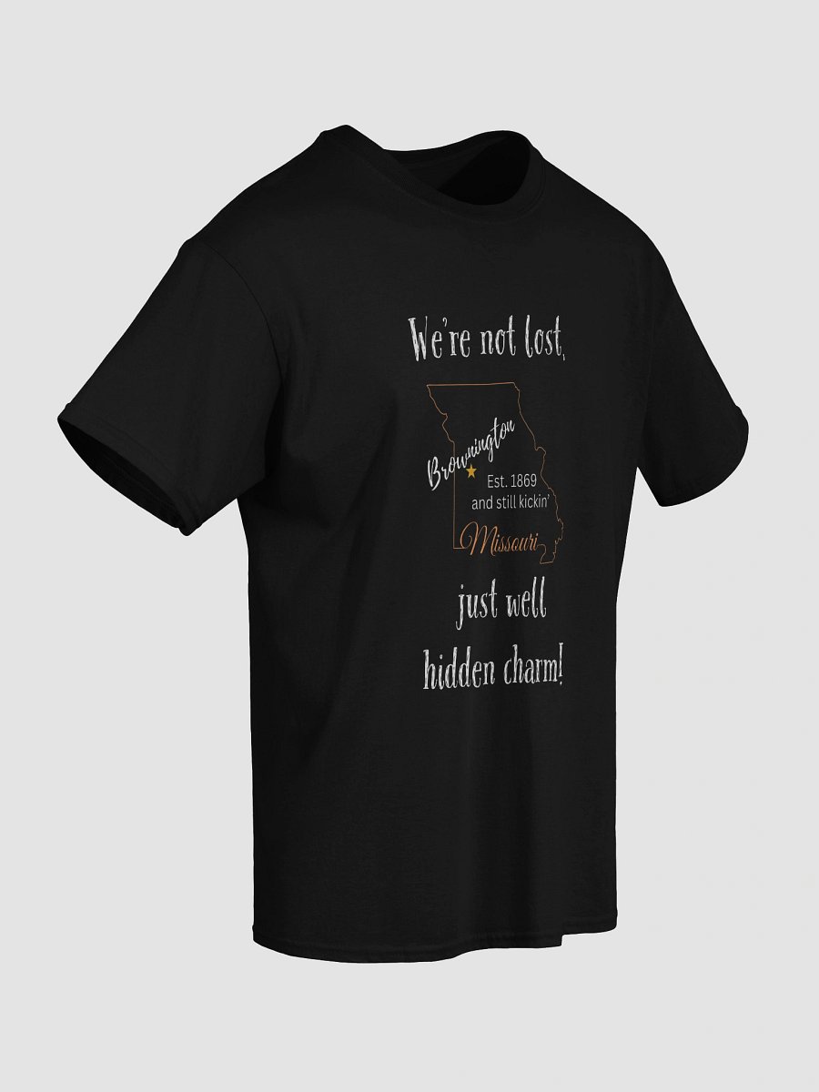We're Not Lost, Just Well-Hidden Charm - Brownington, MO Tee product image (4)