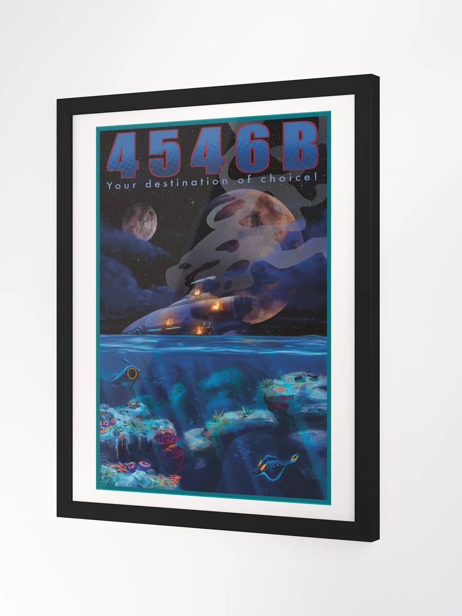 4546B (night version) Subnautica poster (Framed) product image (2)