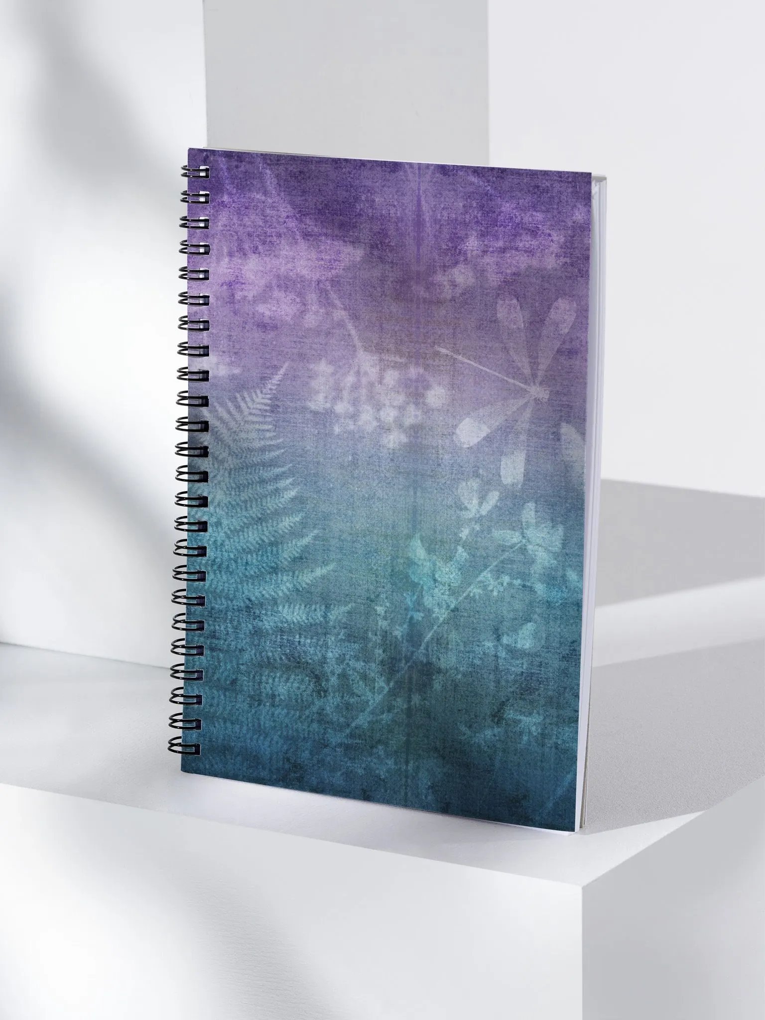 Blue Wildflowers Spiral Notebook product image (4)