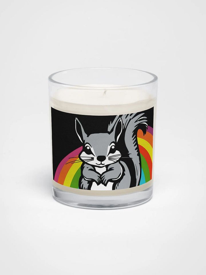 Rainbow Squirrel Soy Wax Candle product image (1)