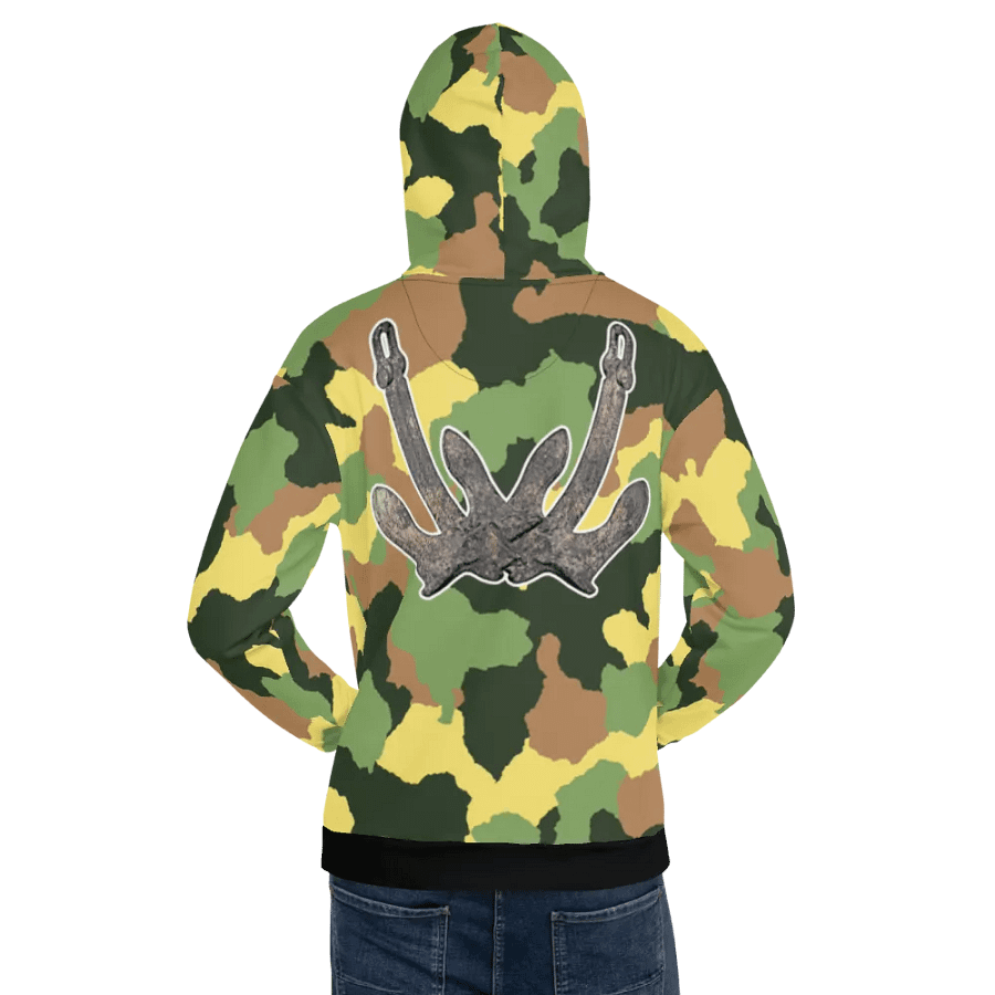 Green Camouflage Anchor Hoodie product image (8)