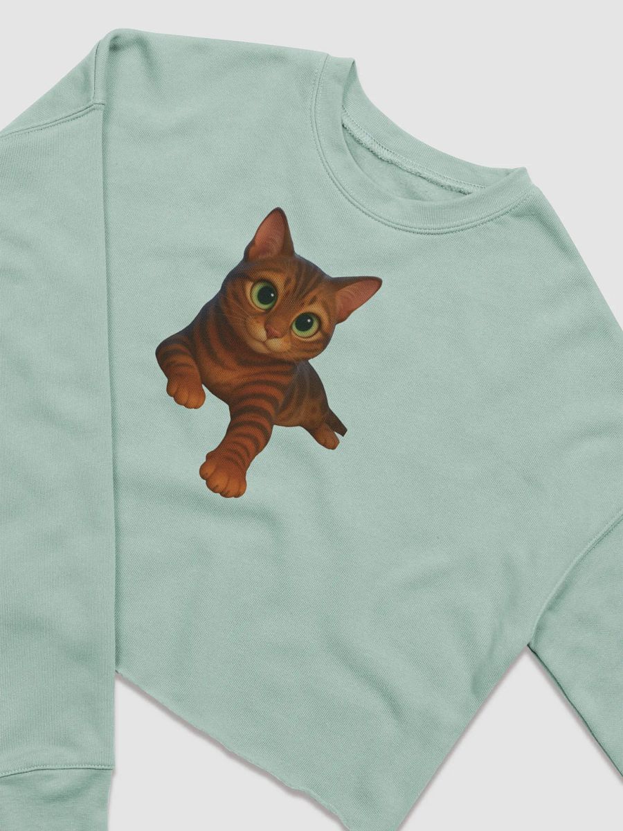 Dior'Cat - Women's Fleece Crop Sweatshirt product image (3)