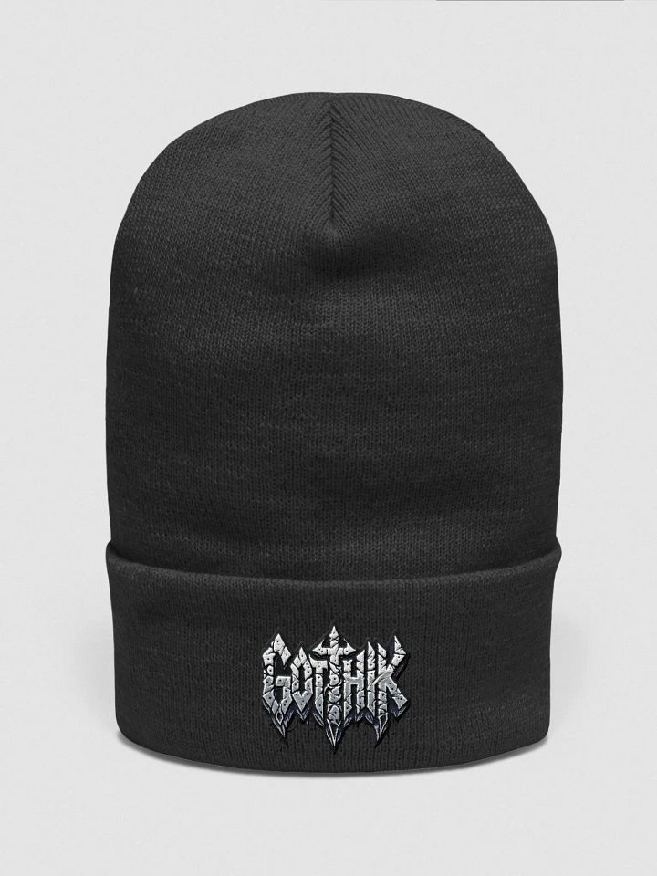 GOTHIK Beanie – Elevate Your Style, Embrace the Darkness product image (1)