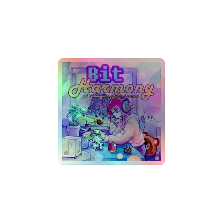 Bit Harmony Holographic Sticker product image (1)