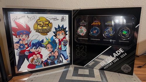 Adding this #Beyblade 25th Anniversary Set from #SDCC to the collection