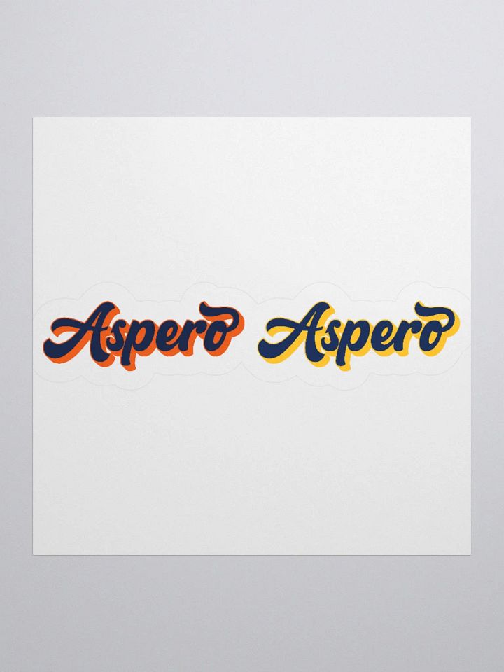Aspero Vibe Kiss Cut Stickers product image (4)