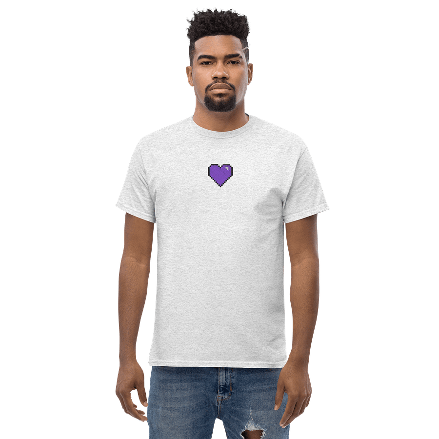 HollyRex Pixel Heart Embroidered Cotton Tee product image (3)