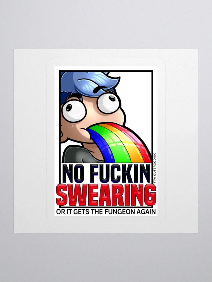 Sticker: No #&$^@ Swearing! product image (1)