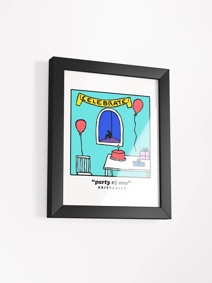 party of one - Framed Poster product image (2)