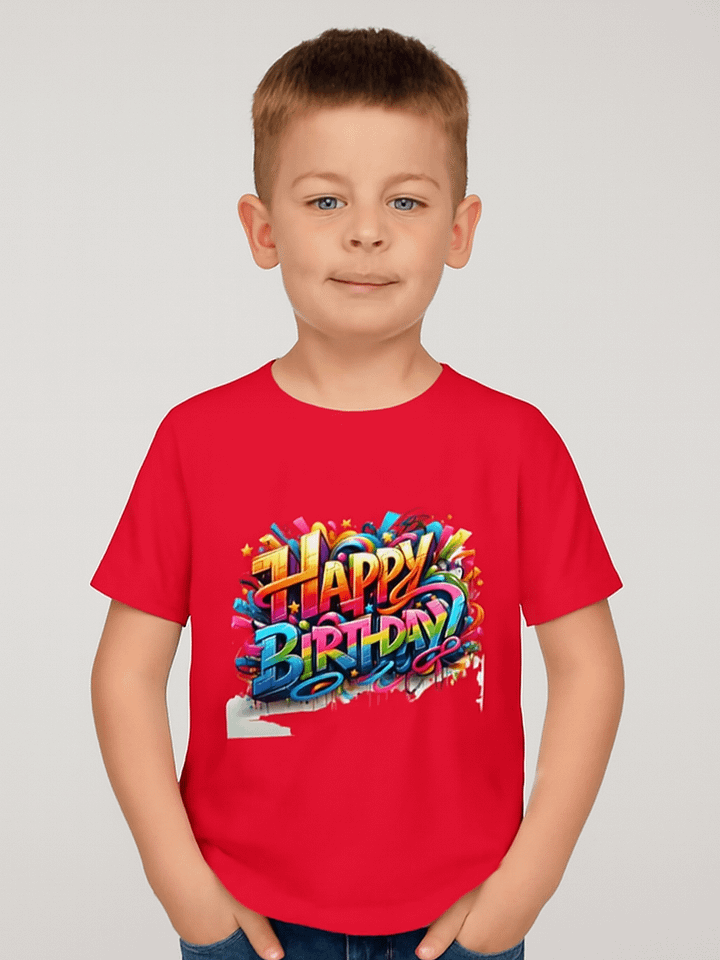 Graffiti Birthday Bash Youth T-Shirt product image (1)