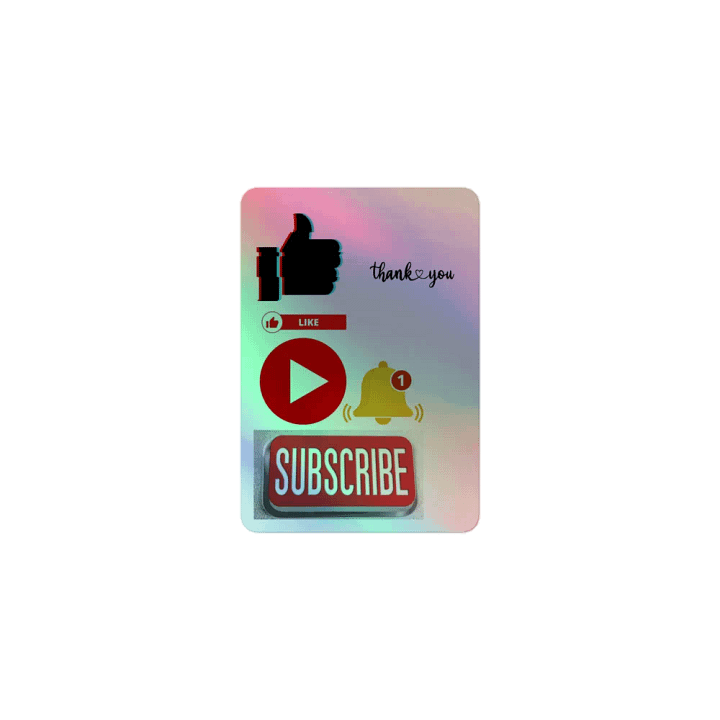 YouTube subscribe. product image (1)