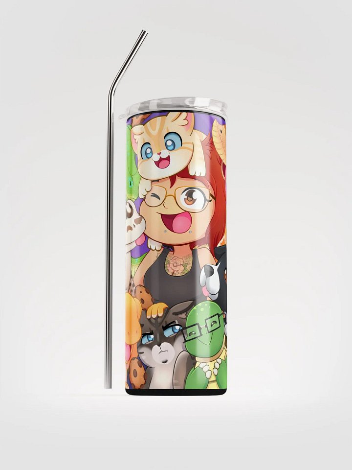 PCB Zoo Tumbler with straw product image (1)