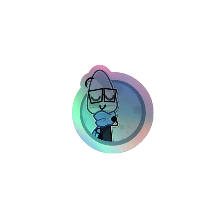 UPDATED Slice Icon Sticker || Planet Hoppers product image (1)