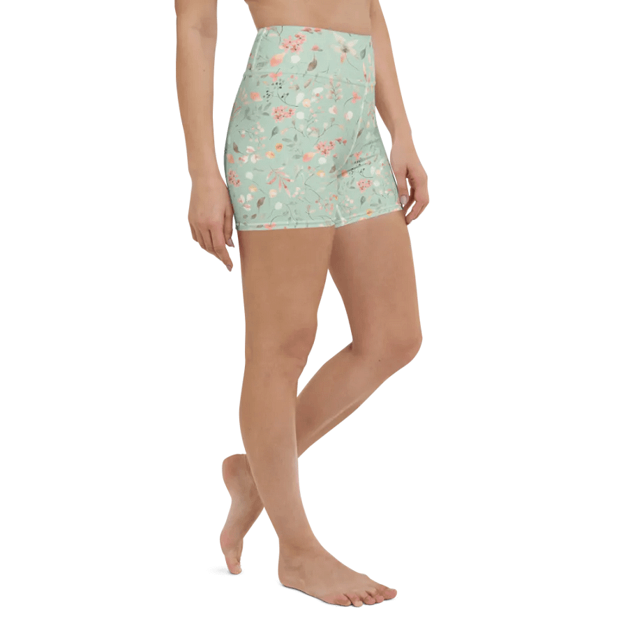 Floral Bliss Yoga Shorts product image (3)