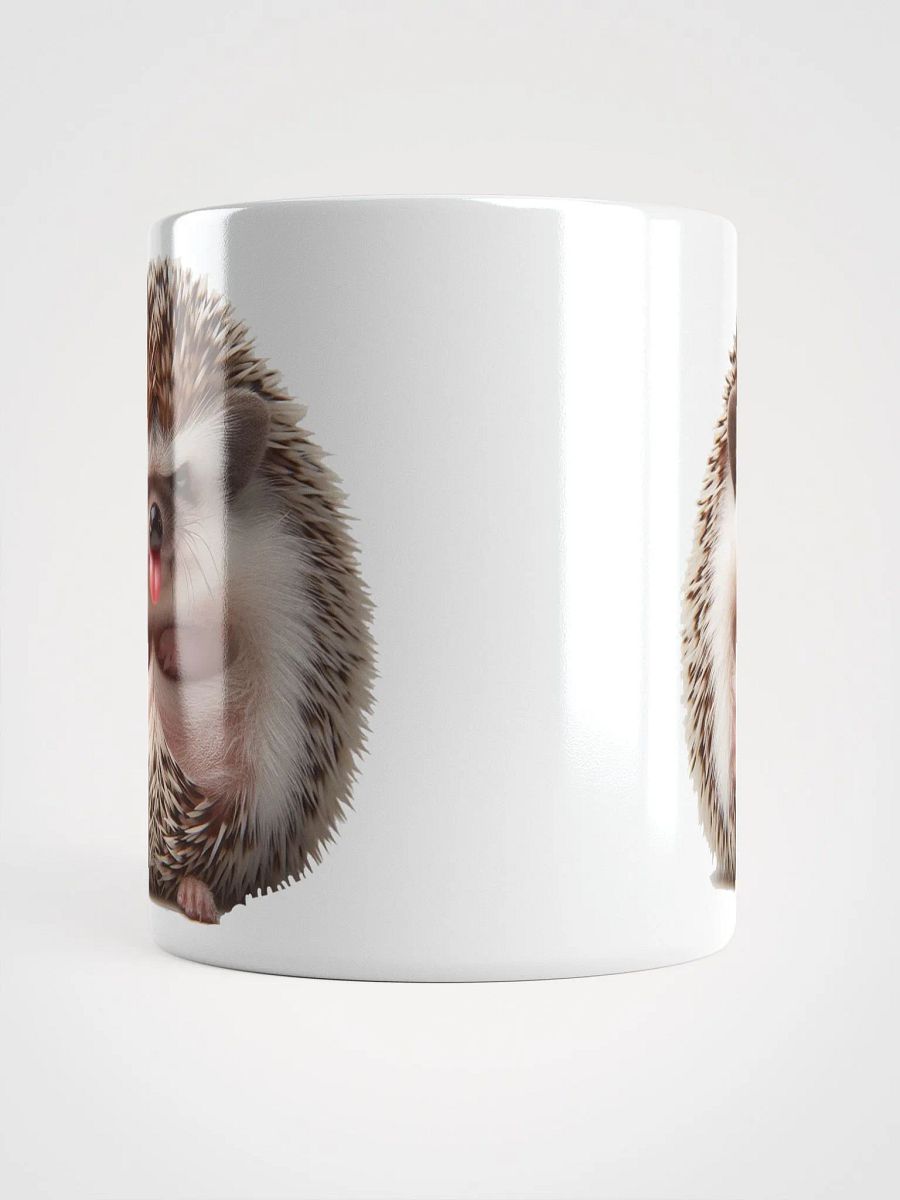 Rude Hedgehog #Humorous Glossy Mug - White product image (13)
