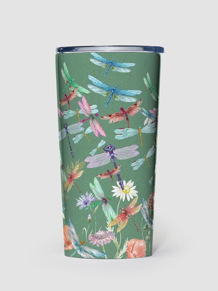 Whimsical Dragonfly Garden 20oz Tumbler gift for moms nature lovers friends colleagues product image (1)