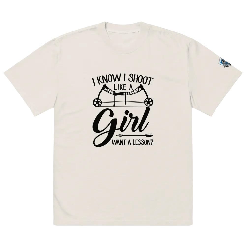 GHTVHub-Shoot Like a Girl Vintage Vibes Boxy Tee product image (19)