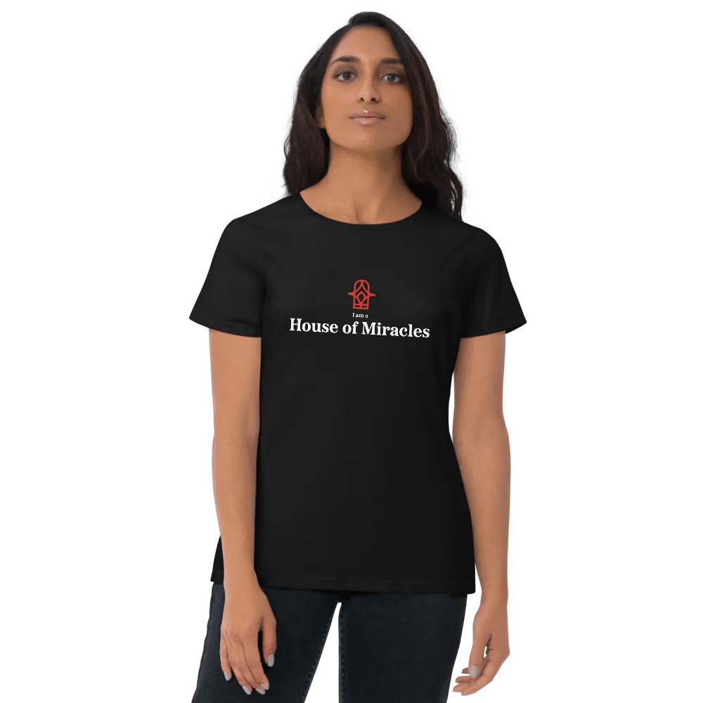 I am a House of Miracles | Fitted (Female) | White Print product image (5)